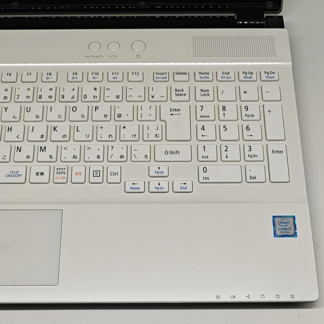 【NEC】NS700 高性能i7 SSD512GB 16GB ホワイトノートPC