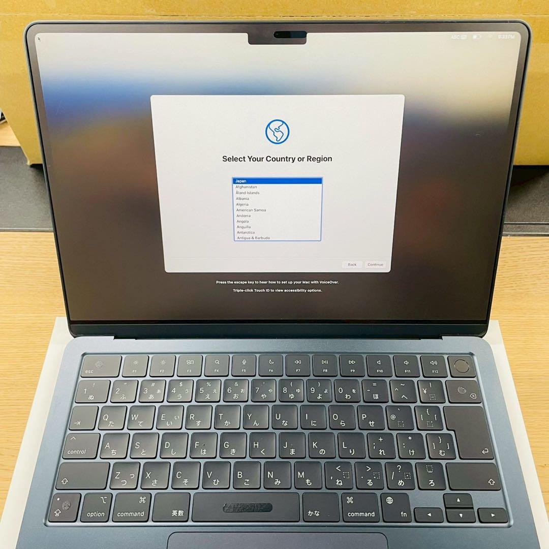 MacBook Air 13インチ 2024 M3 8GB 256GB