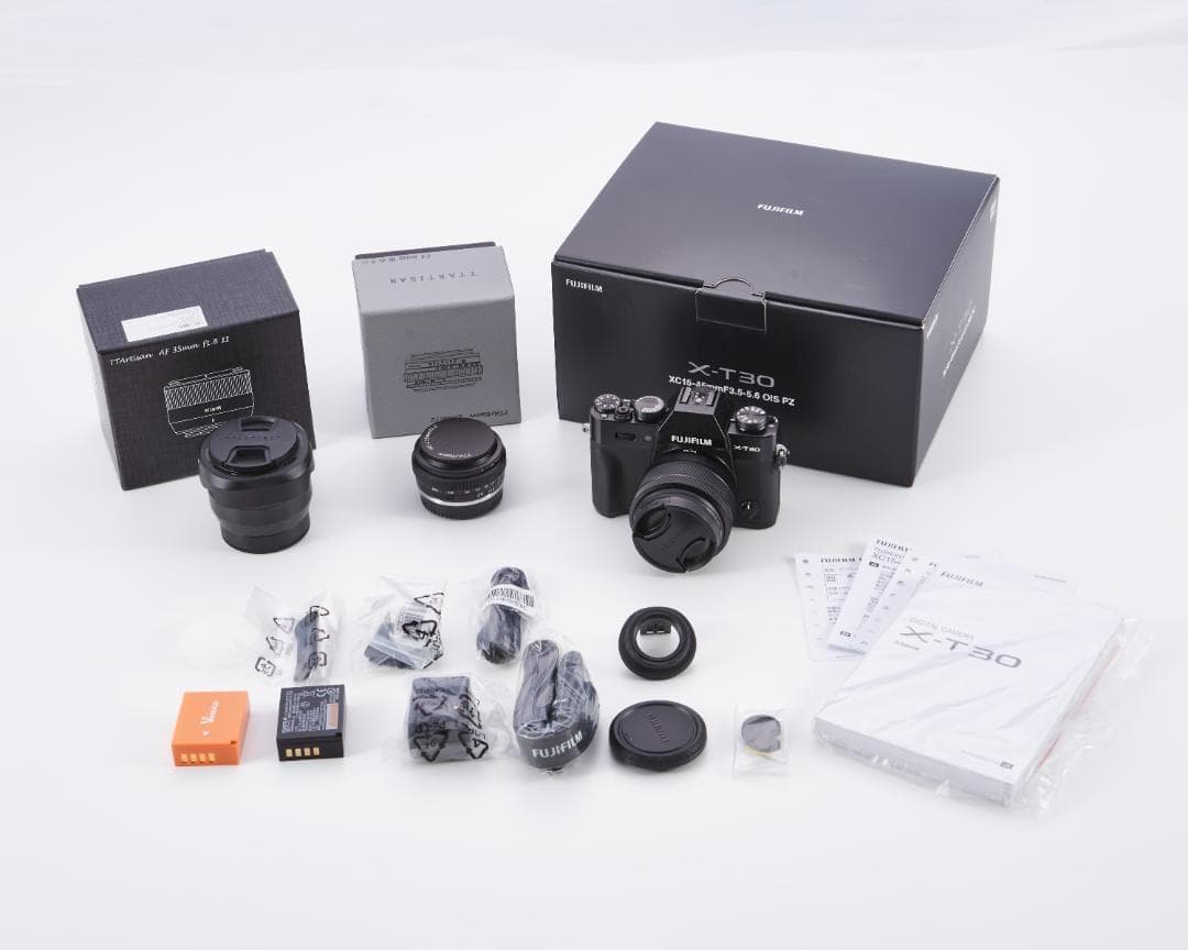 みーはみーは様用　FUJIFILM X-T30 純正ズーム＋単焦点2本