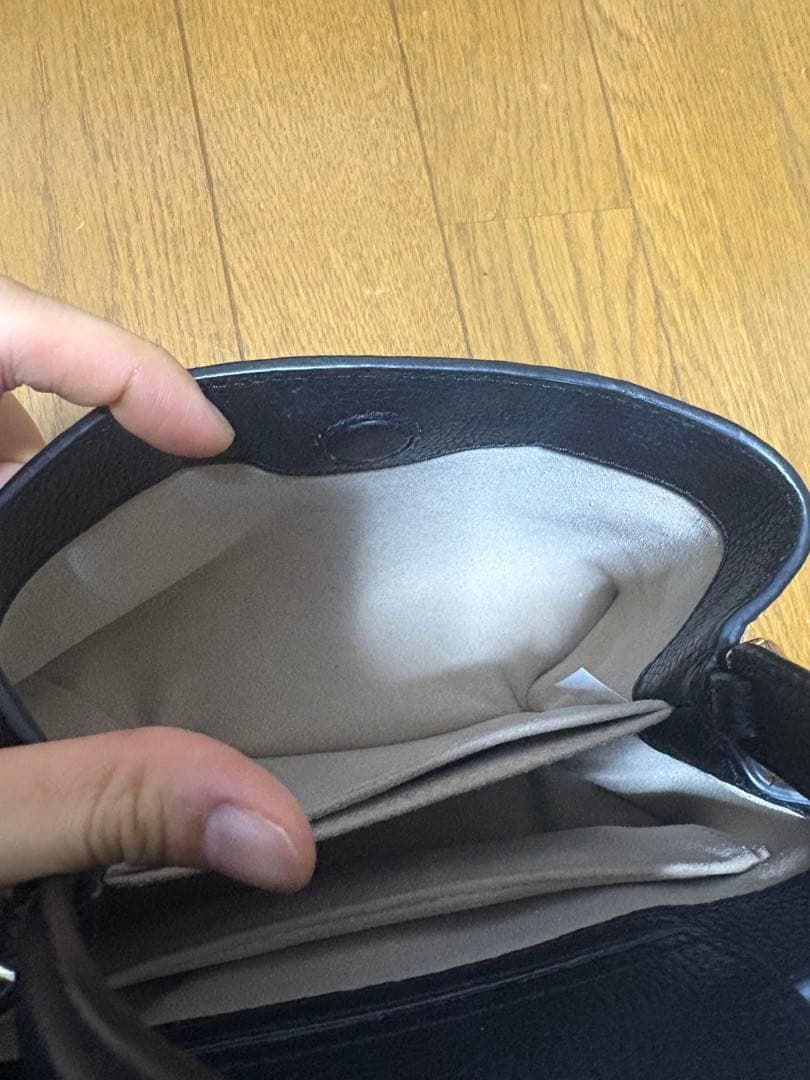 Tory Burch ブラックレザーハンドバッグ