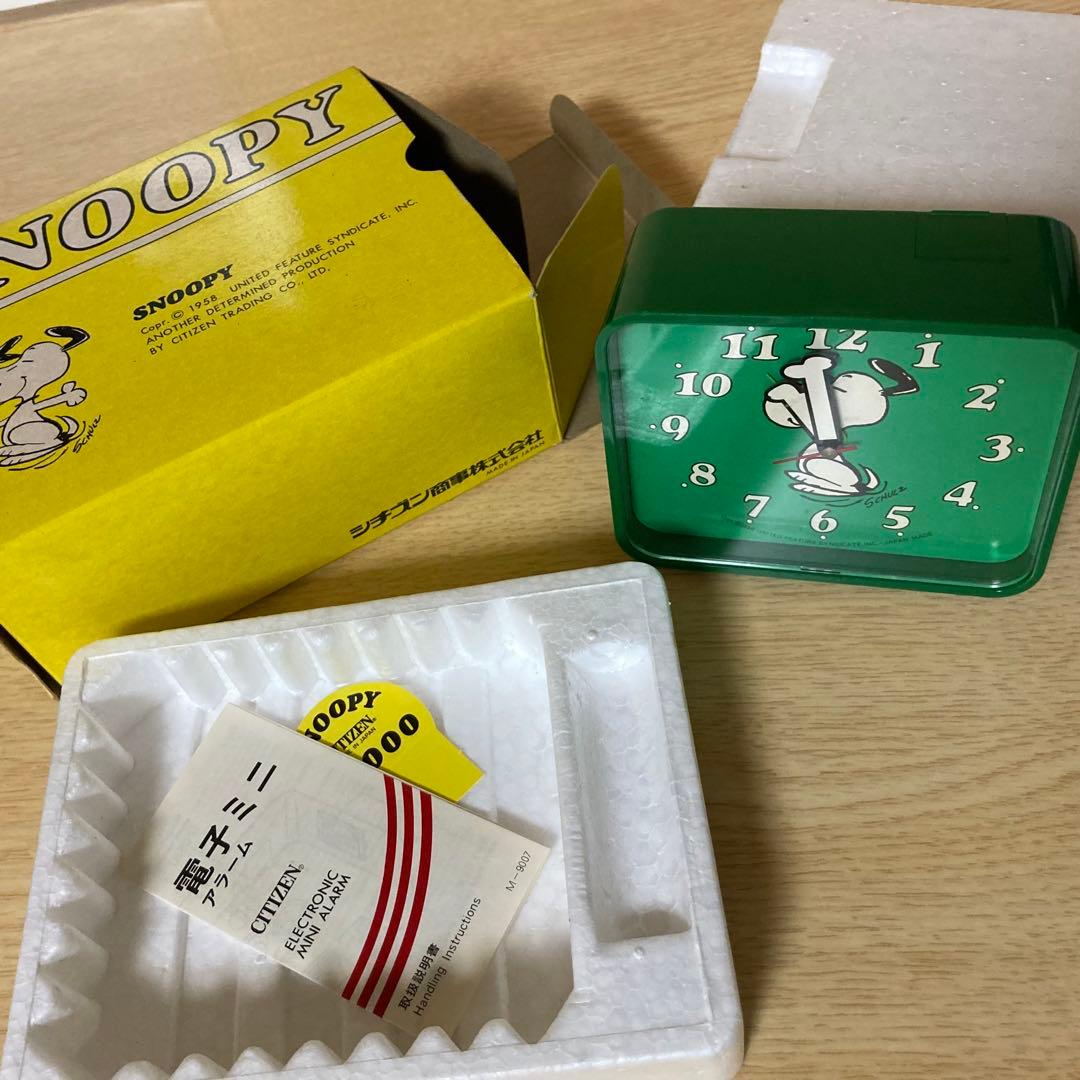 昭和レトロ SNOOPY 電子ミニアラーム