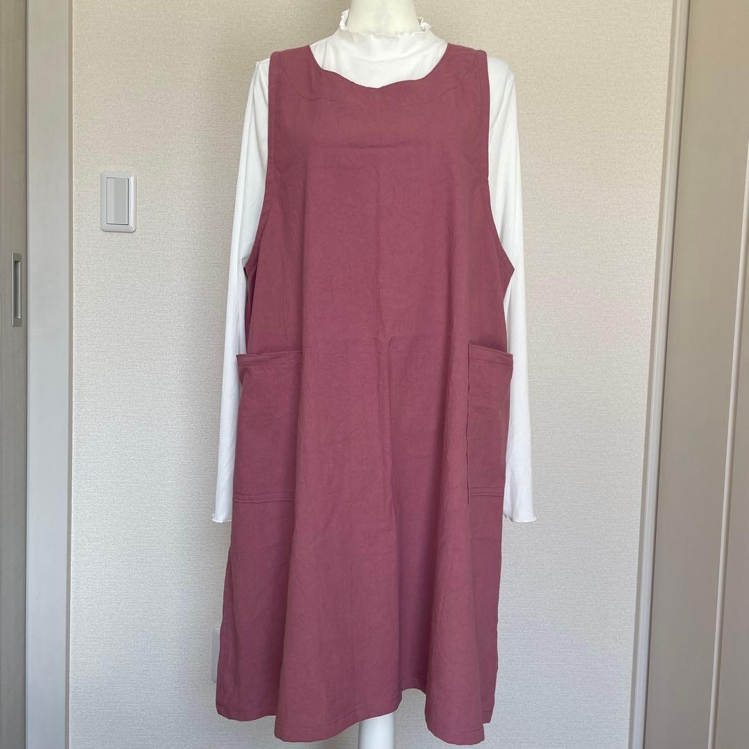 リンリン様　ワッシャーコットン　エプロン