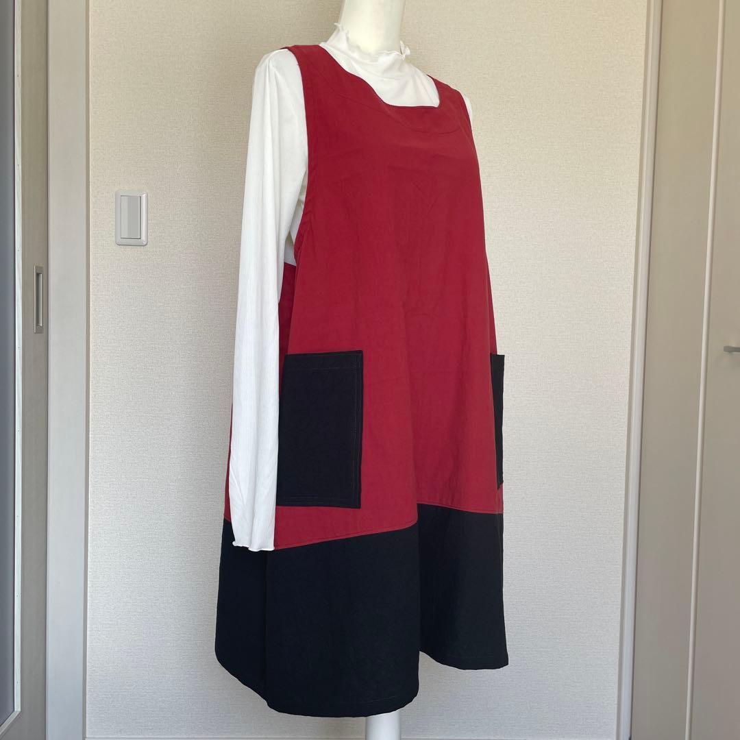 リンリン様　ワッシャーコットン　エプロン