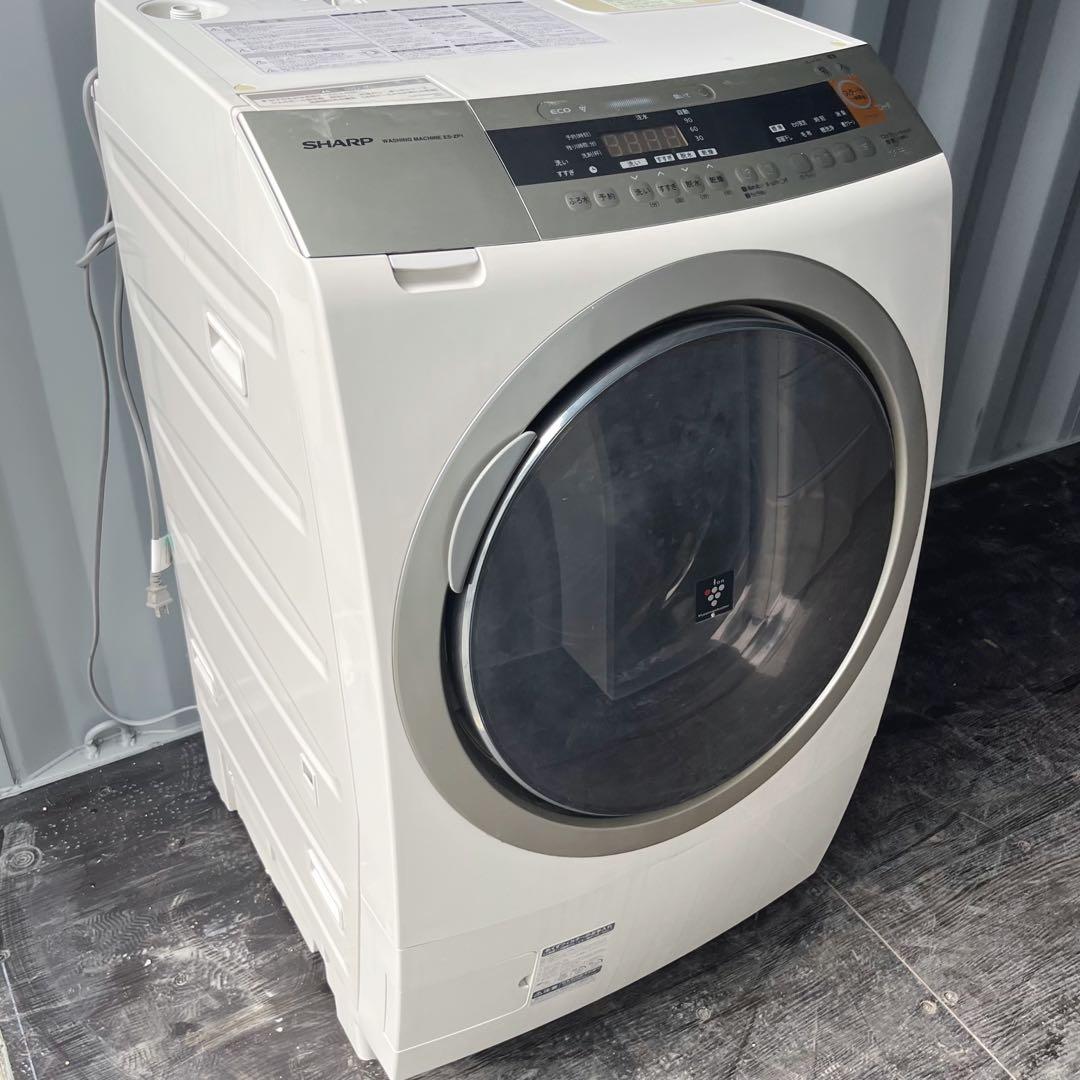 149取付無料！SHARP熱乾燥搭載！高性能おしゃれインテリアドラム式洗濯機