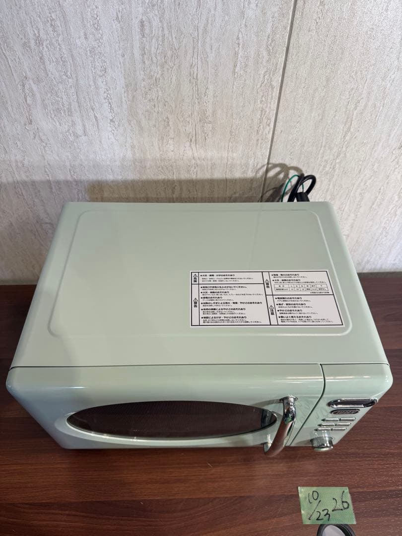 レトロ　電子レンジ　LADONNA Toffy K-DR1 ライトブルー