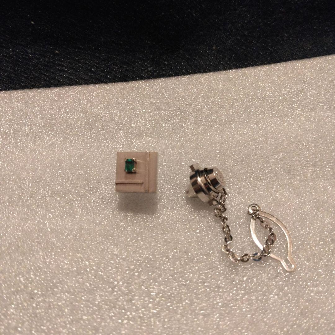 K14WG タイピン　ビンテージ　中古品　スーツ　ネクタイ