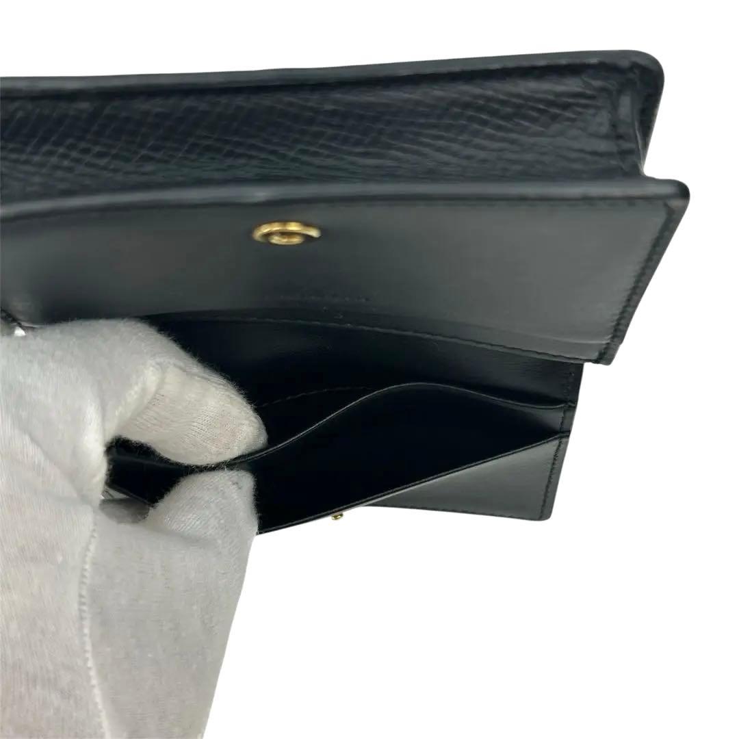 【美品】セリーヌ CELINE カードケース 名刺入れ レザー ブラック