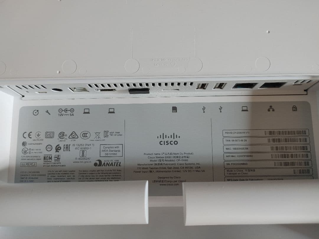 【動作確認済】Cisco Webex DX80 テレワーク・Web会議用モニタ②