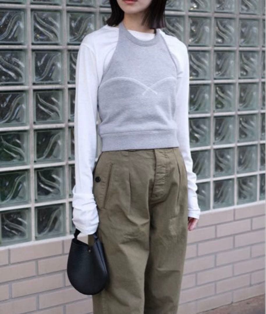 新品　未使用　JUN MIKAMI スウェットホルターネック