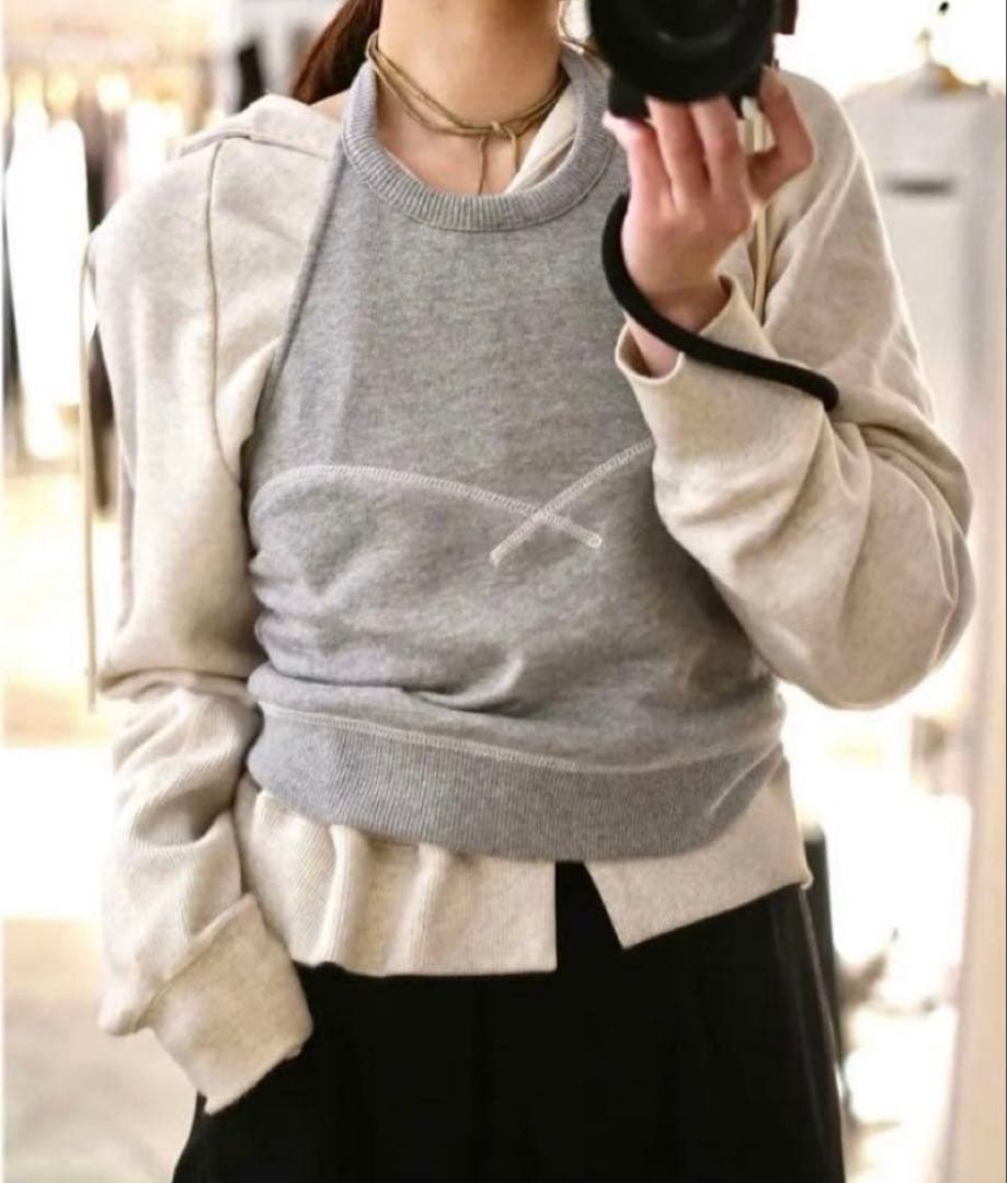 新品　未使用　JUN MIKAMI スウェットホルターネック