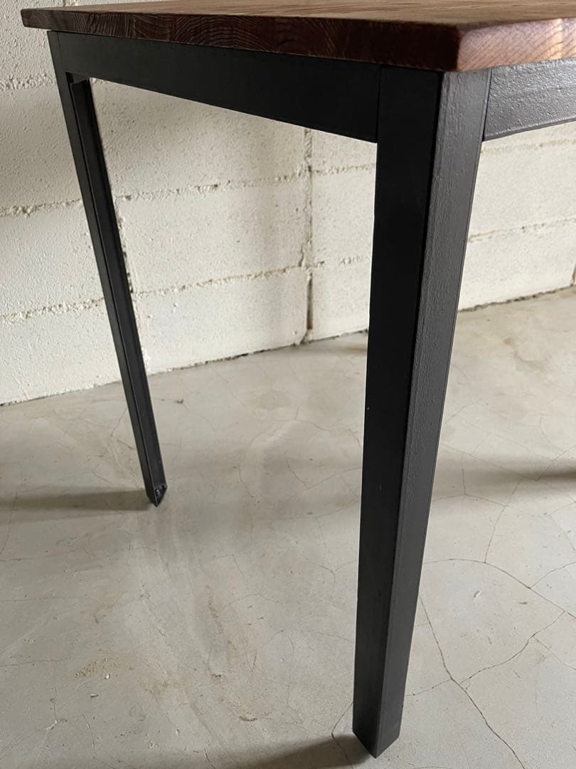 depeche アデペシュ　サイドテーブル　デスク　オーク無垢材　アイアン脚