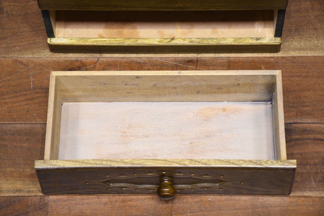 EBK42 パリの雑貨屋 メイクボックス 三面鏡台 F-228 コンパクト