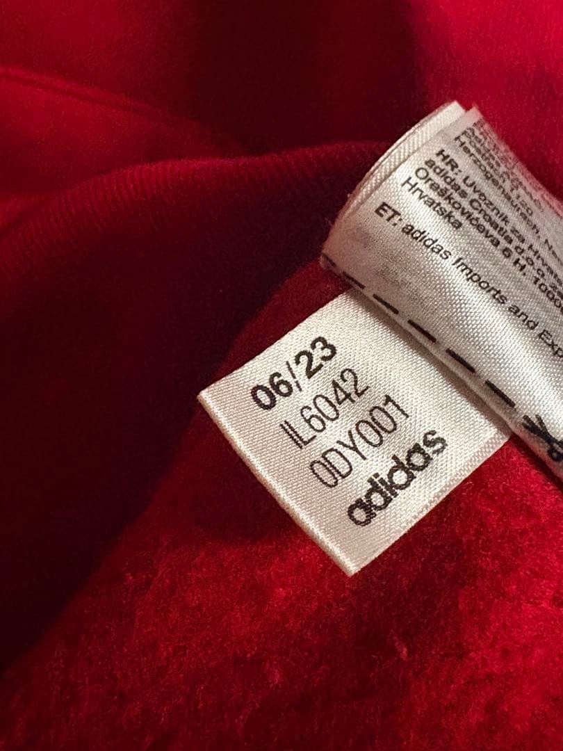 日本未発売/アヤックス アディダス パーカー XL 赤 AJAX adidas