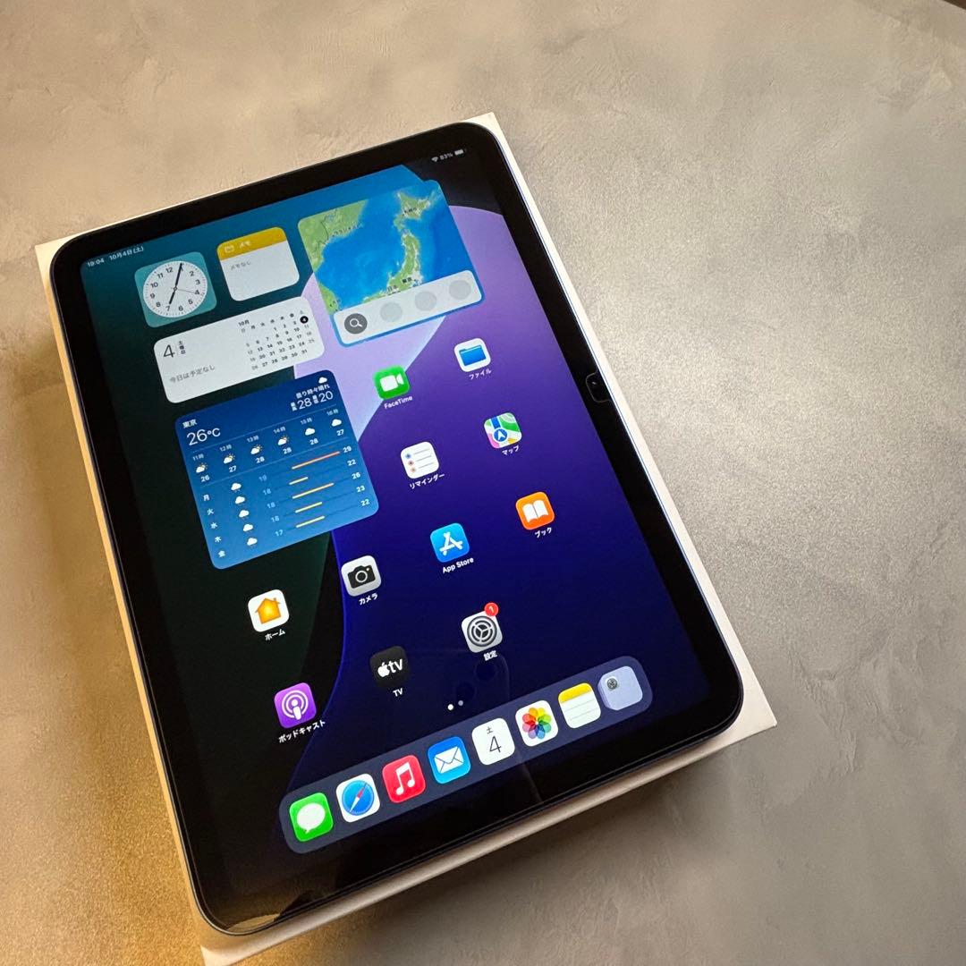 【極美品】Apple iPad 第10世代 Wi-Fi 64GBブルー