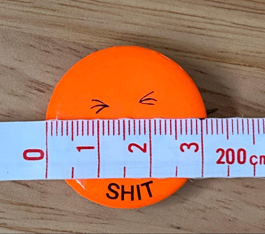 60's 70's ヴィンテージ vintage SHIT スマイリー 缶バッジ