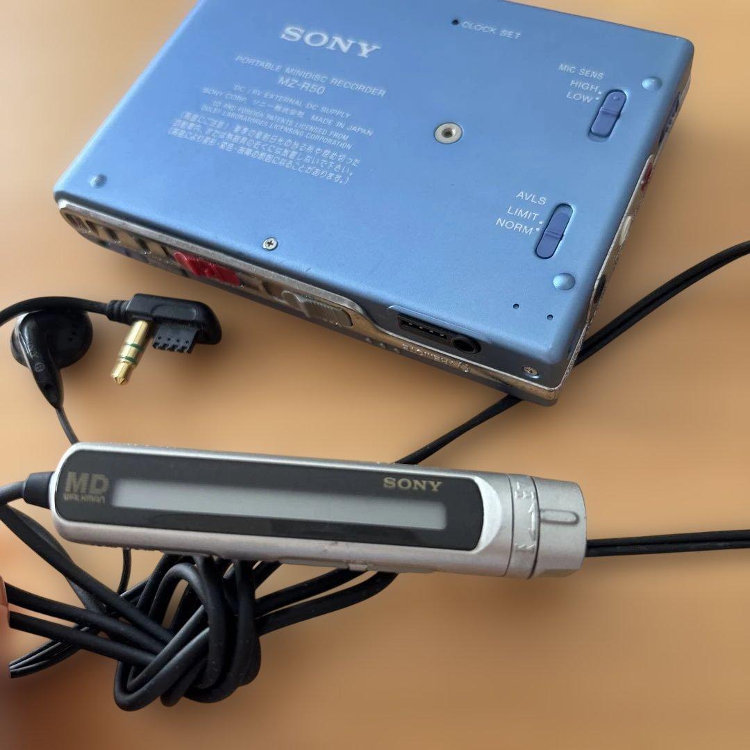 【希少品】SONY MZ-R50 ポータブルMDプレーヤー