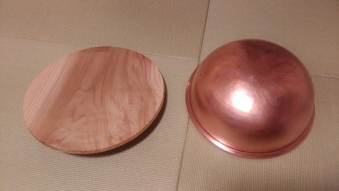 銅鍋サワリ 内寸30.5cm 木蓋付き