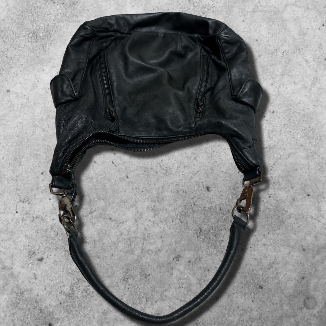バッグ 00s archive shoulder bag leather grunge