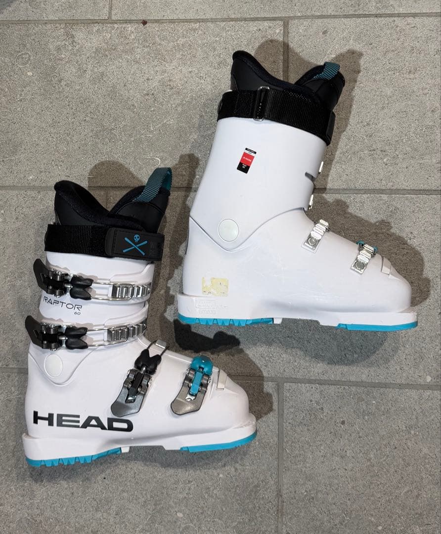 HEAD Raptor 子ども用スキーブーツ ホワイト　22/22.5