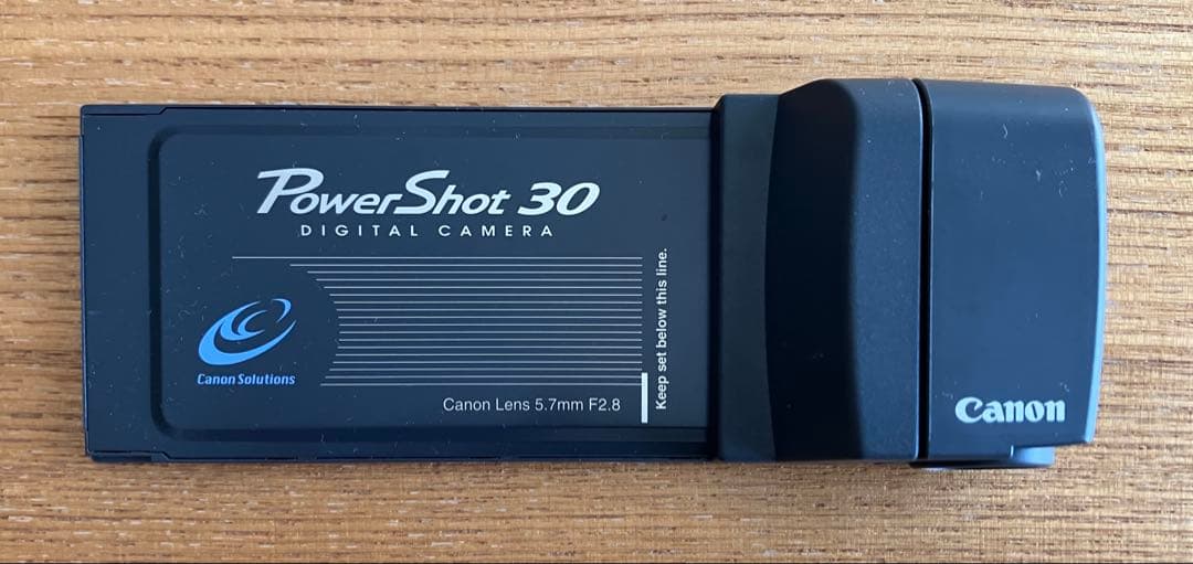 Canon PowerShot 30 PCカード型カメラ