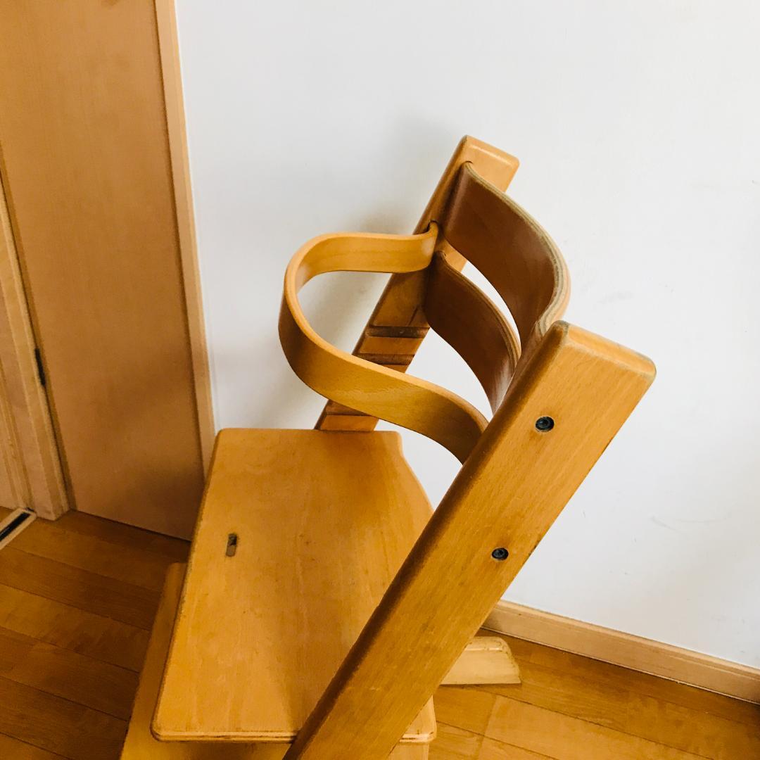 ２台　ストッケトリップトラップ　旧型　ベビーチェア　ハイチェア　シリアル無し