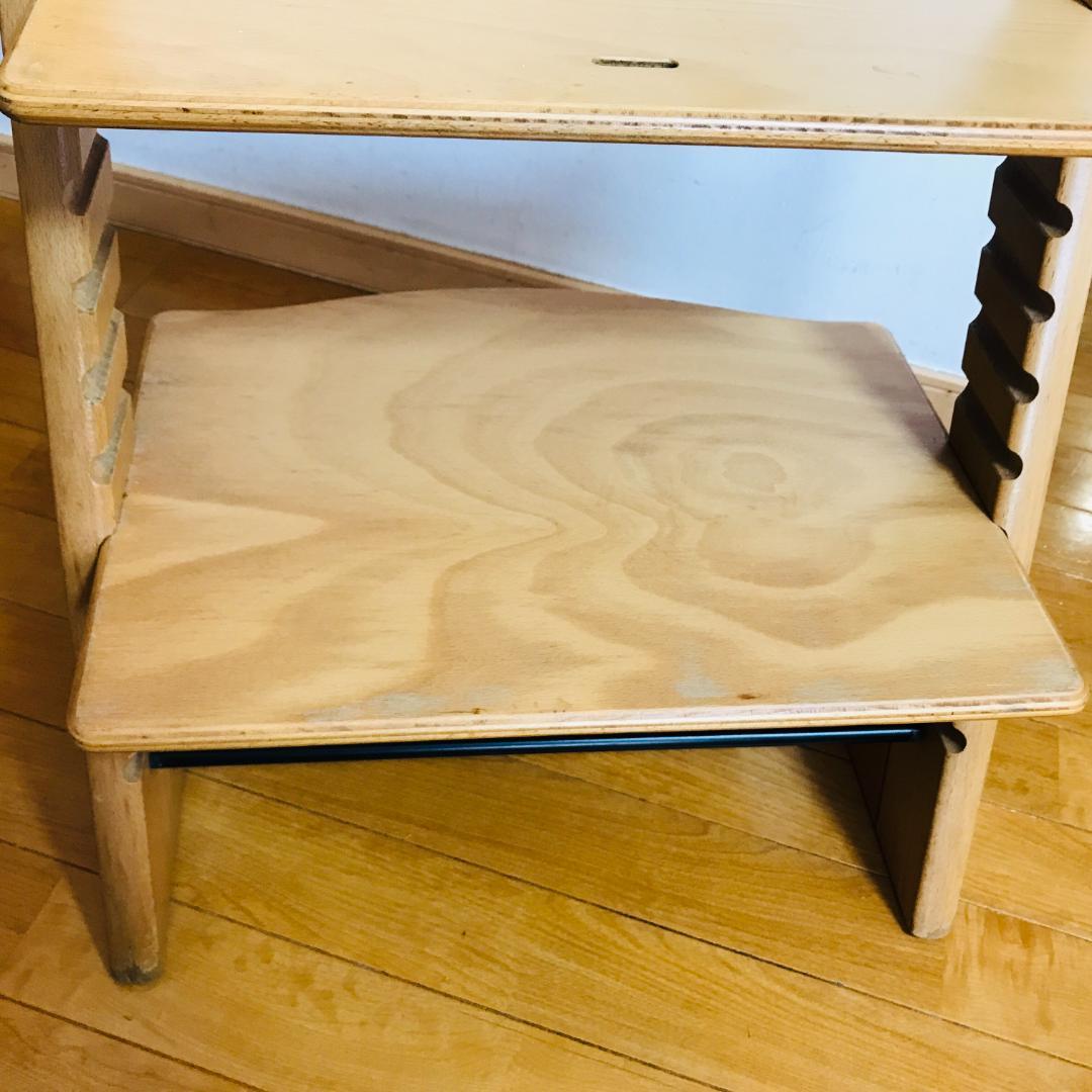 ２台　ストッケトリップトラップ　旧型　ベビーチェア　ハイチェア　シリアル無し