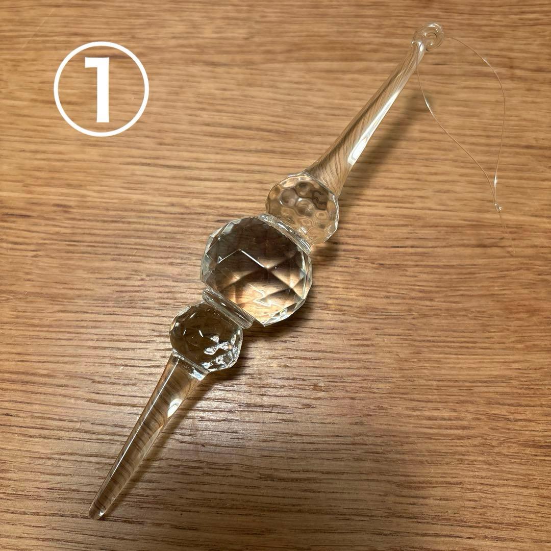 ヴィンテージ　コストコ　クリアガラスオーナメント　12個