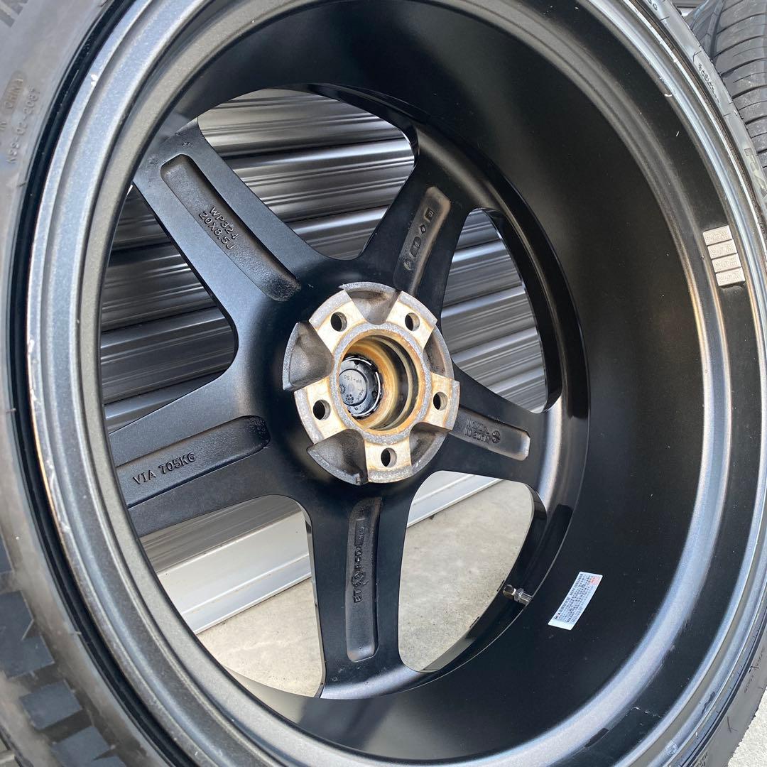 廃盤　希少　WORK レイバー S005 20×8·5j+38 5H114·3