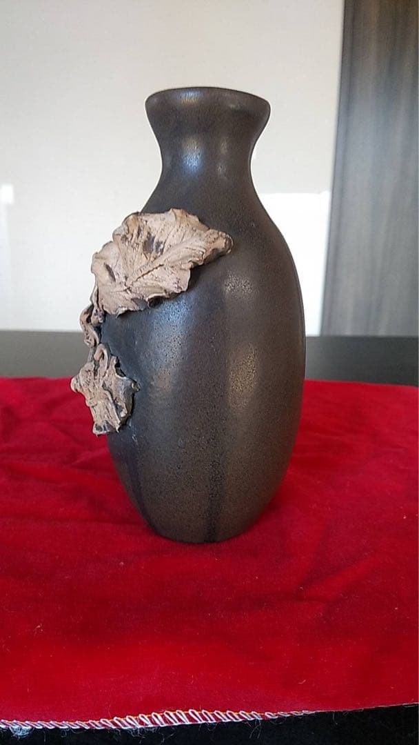 瀬戸焼　古瀬戸　貼花　徳利　酒器　古美術　煎茶器　古道具　丹波