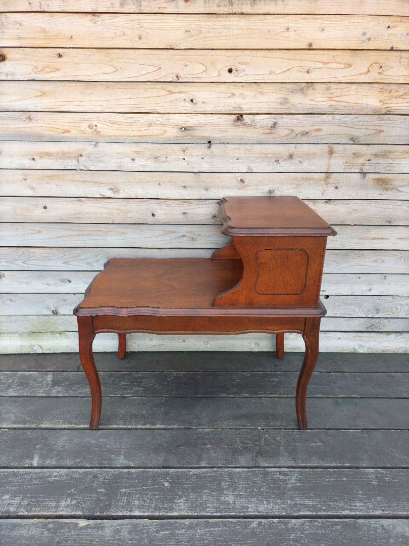 M♦年末Sale東名 希少　US製　ウッド エンドテーブル　サイドテーブル