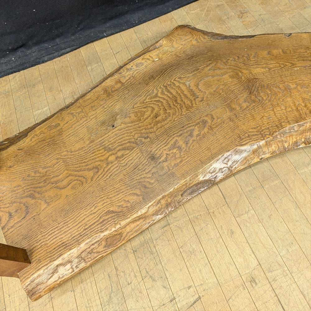 無垢　耳付き　飾り棚　花台　ディスプレイ　キャビネット　茶棚　ラック　飾り台