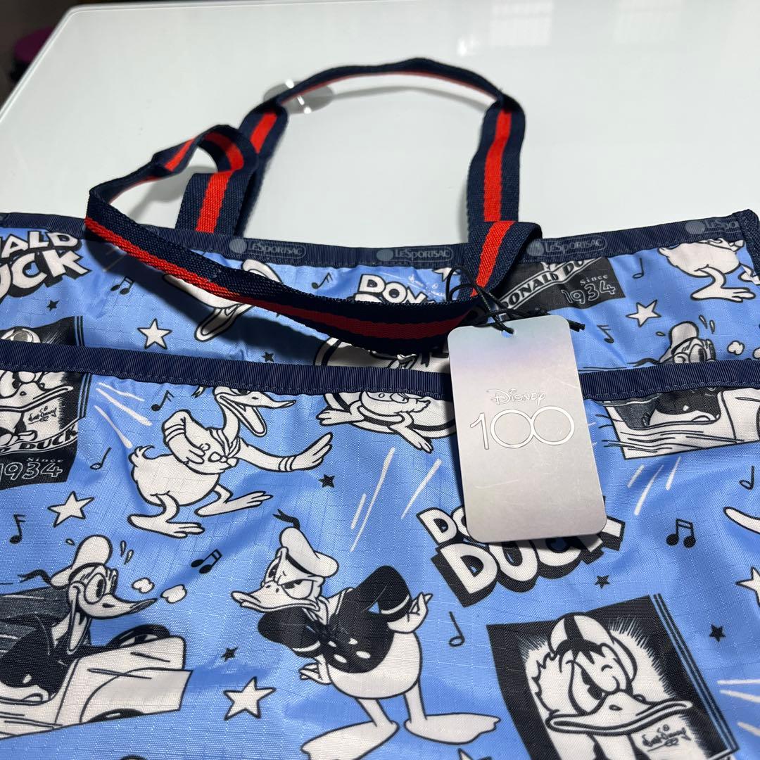 LeSportsac ドナルドダック エコバッグDisney100周年限定