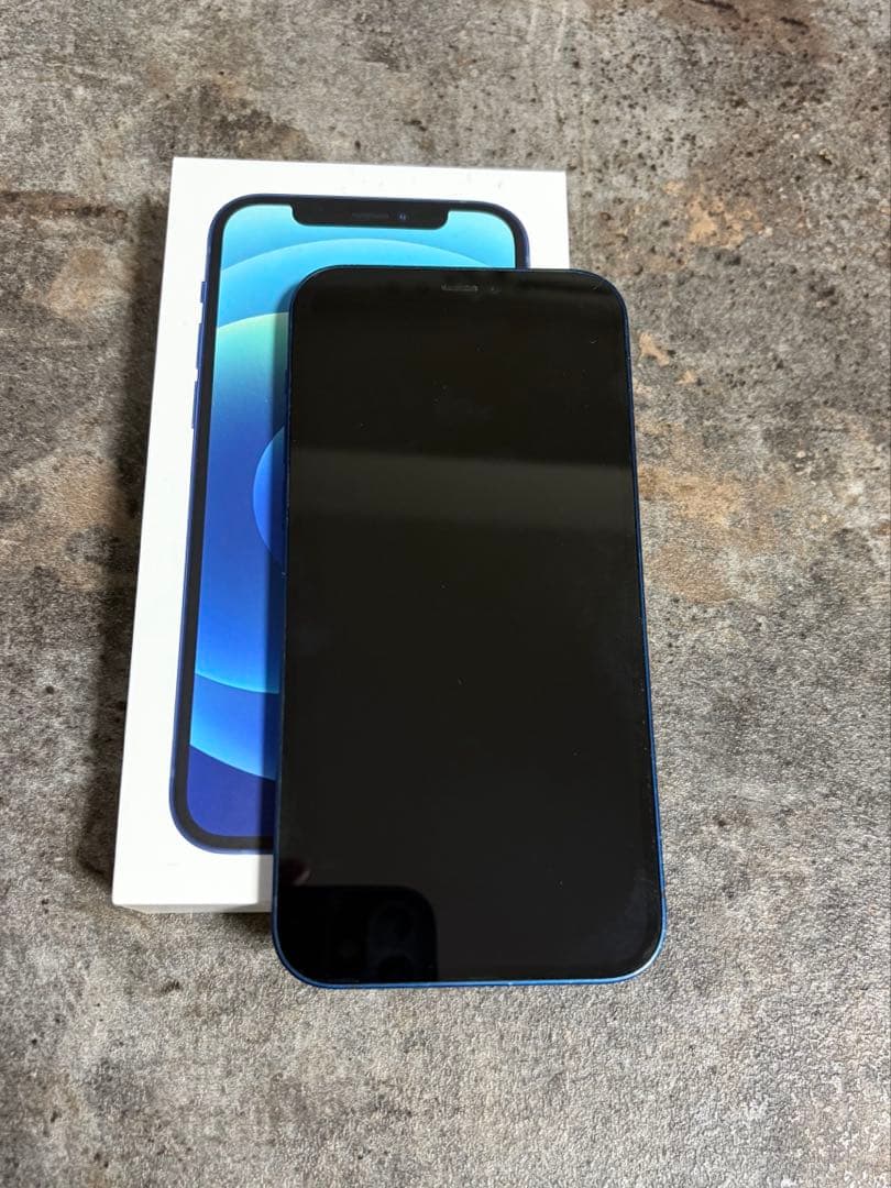 iPhone12本体 128GB青色 SIMフリー 付属品ありTORRASケース