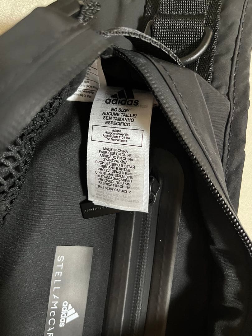 【美品】STELLA McCARTNEY×adidas バムバッグ ブラック