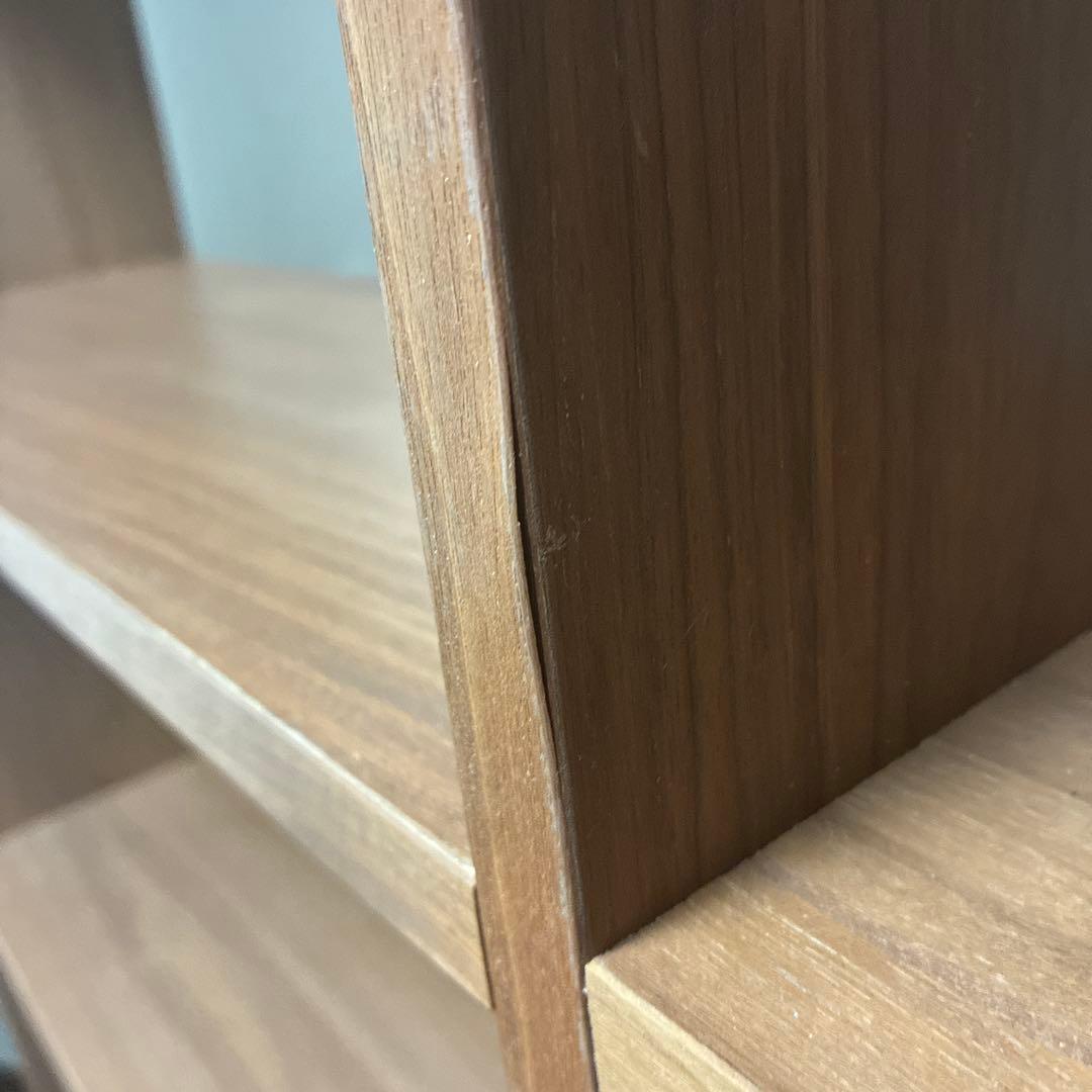 無印良品　スタッキングシェルフ　ウォールナット