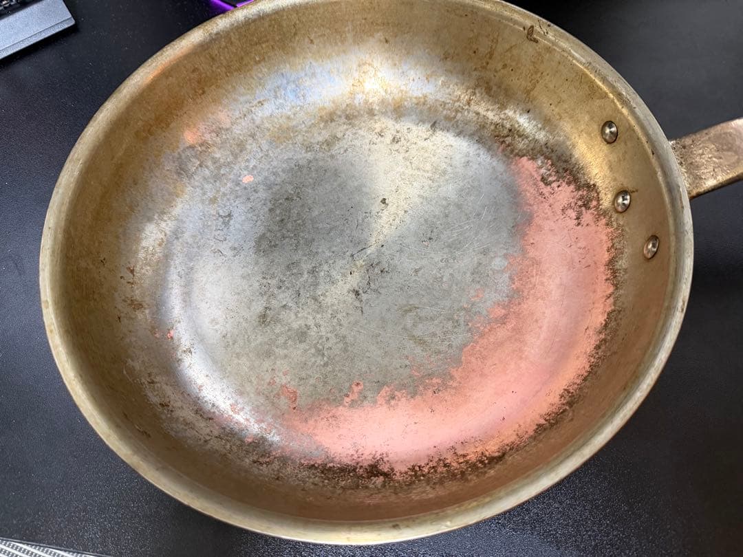 新光金属WARE 銅フライパン 直径約26cm