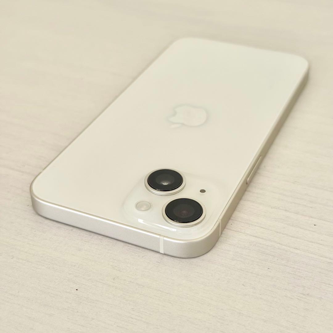 【美品】Apple iPhone 14 256GB SIMフリー ホワイト 本体