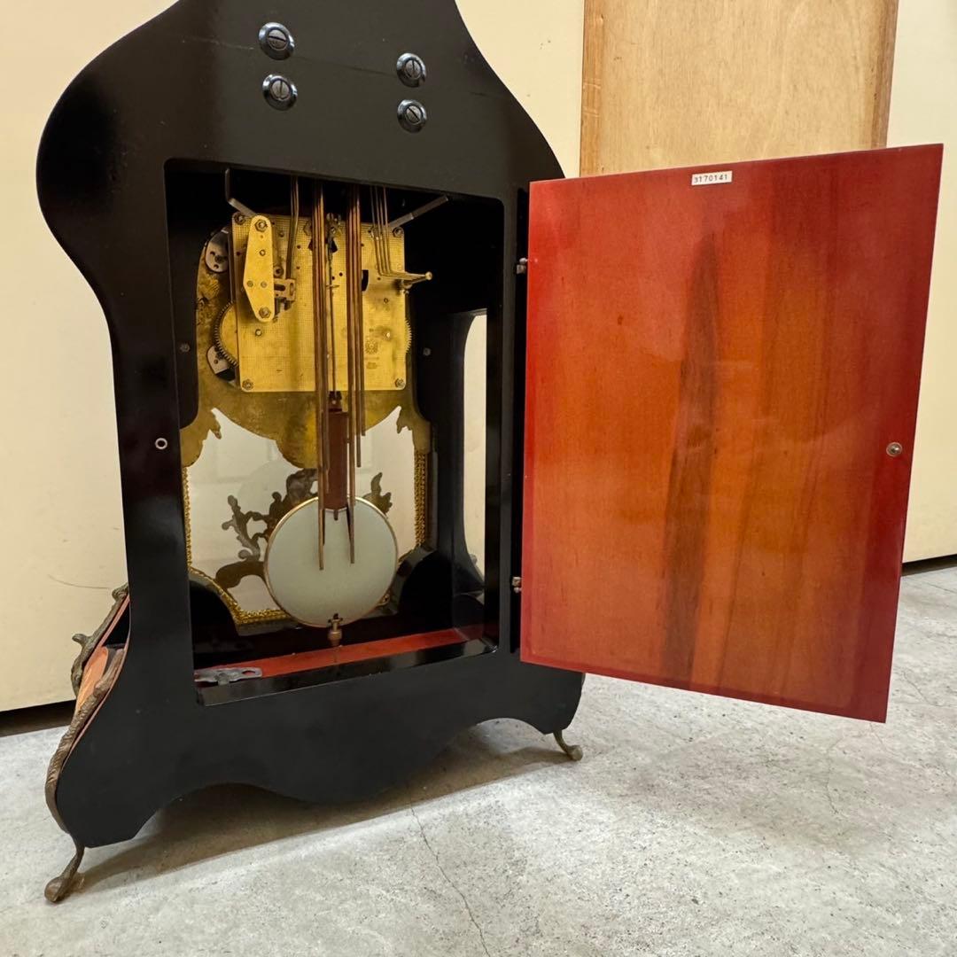 希少 アンティーク振り子置き時計 ドイツ