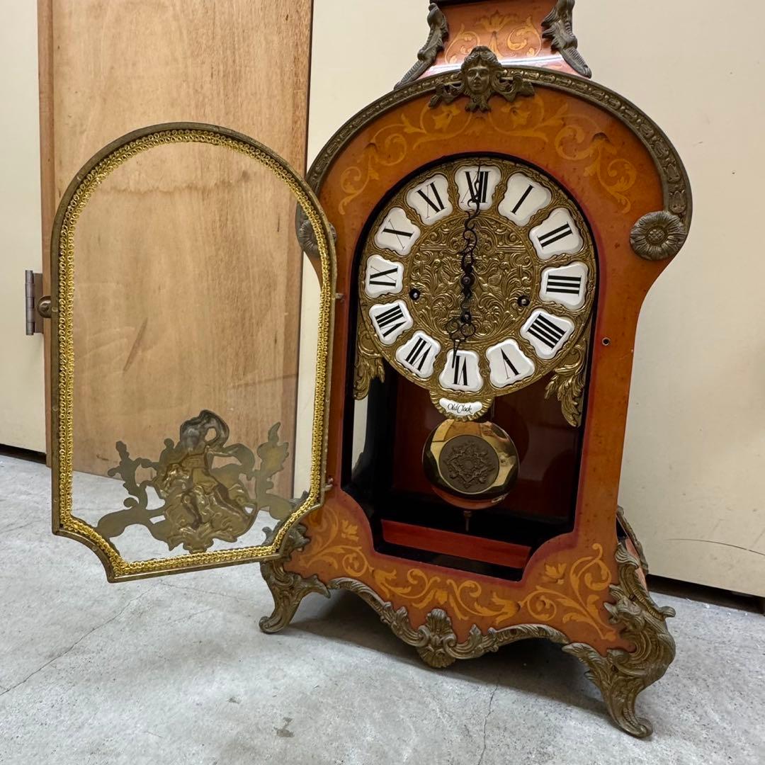 希少 アンティーク振り子置き時計 ドイツ
