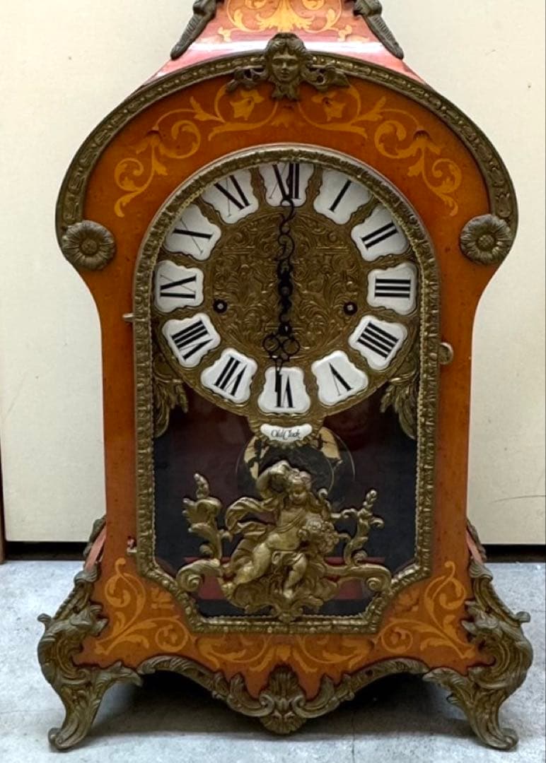 希少 アンティーク振り子置き時計 ドイツ