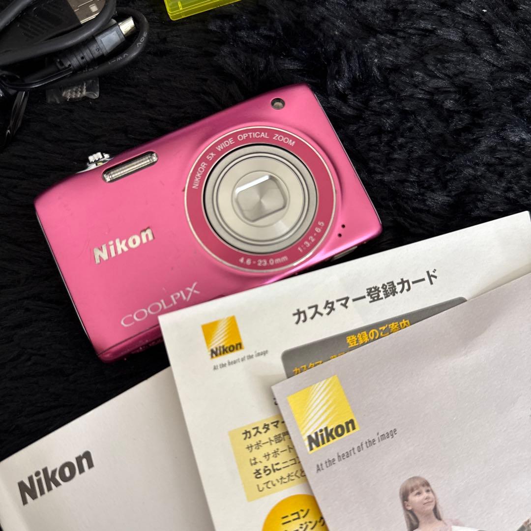 Nikon COOLPIX S3100 コンパクトデジタルカメラ　ピンク