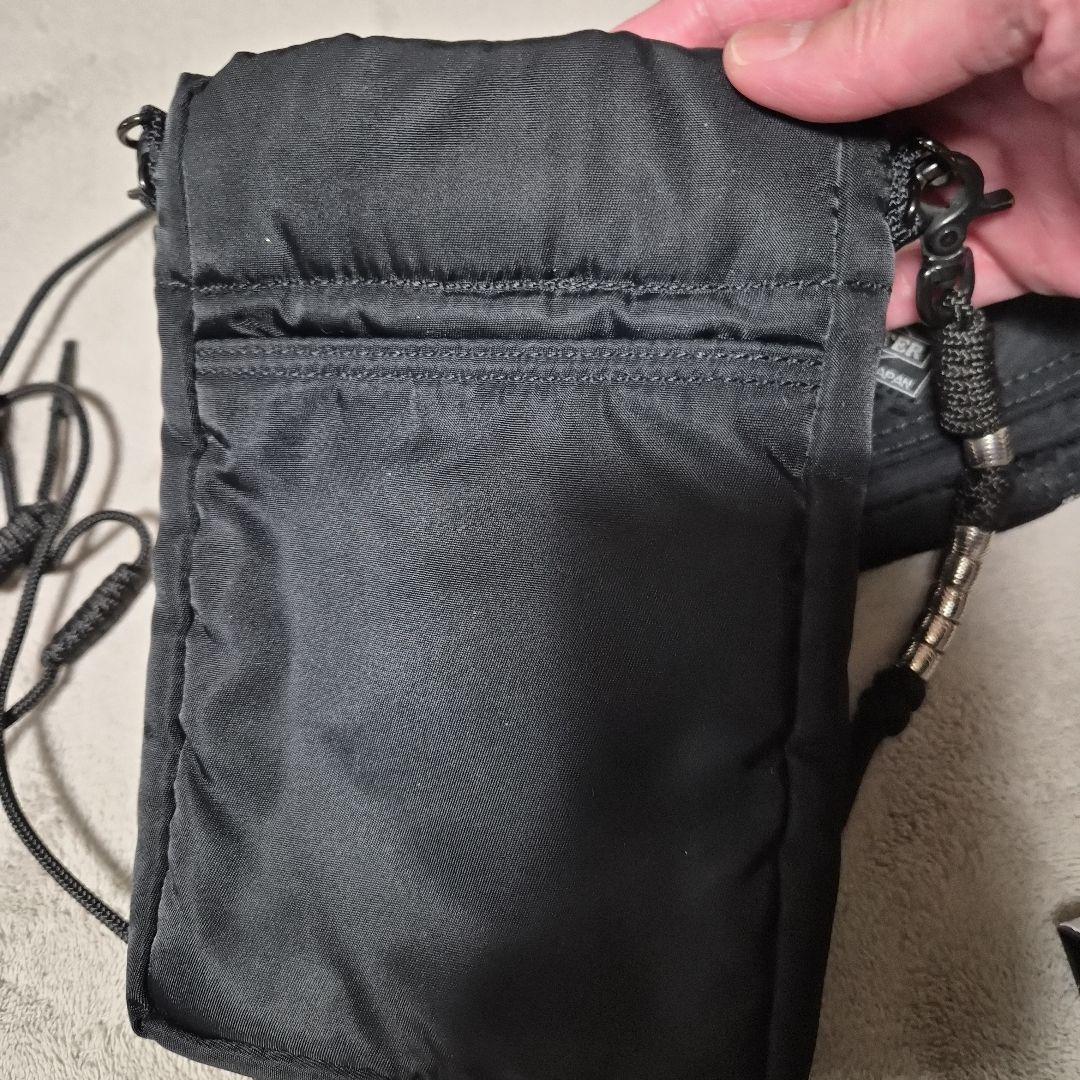 ま*ん様 PORTER TOGA ARCHIVES ブラックショルダーバッグ