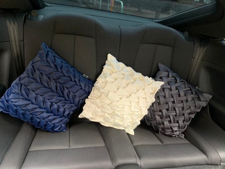 クッションカバー　【白】