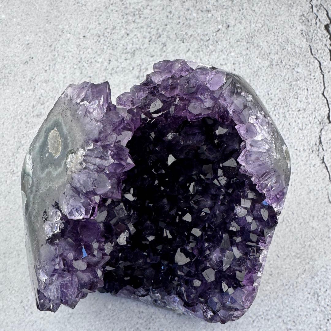 G-96アメジストクラスター ドーム 原石 天然石 パワーストーン　 インテリア