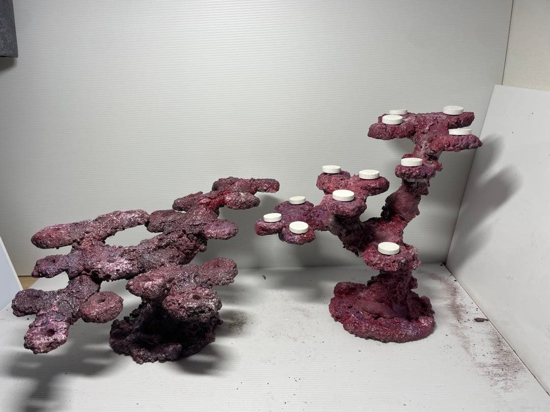 【送料無料】人工ライブロック　PHR40／12穴加工　アク抜き済み安心塗料使用