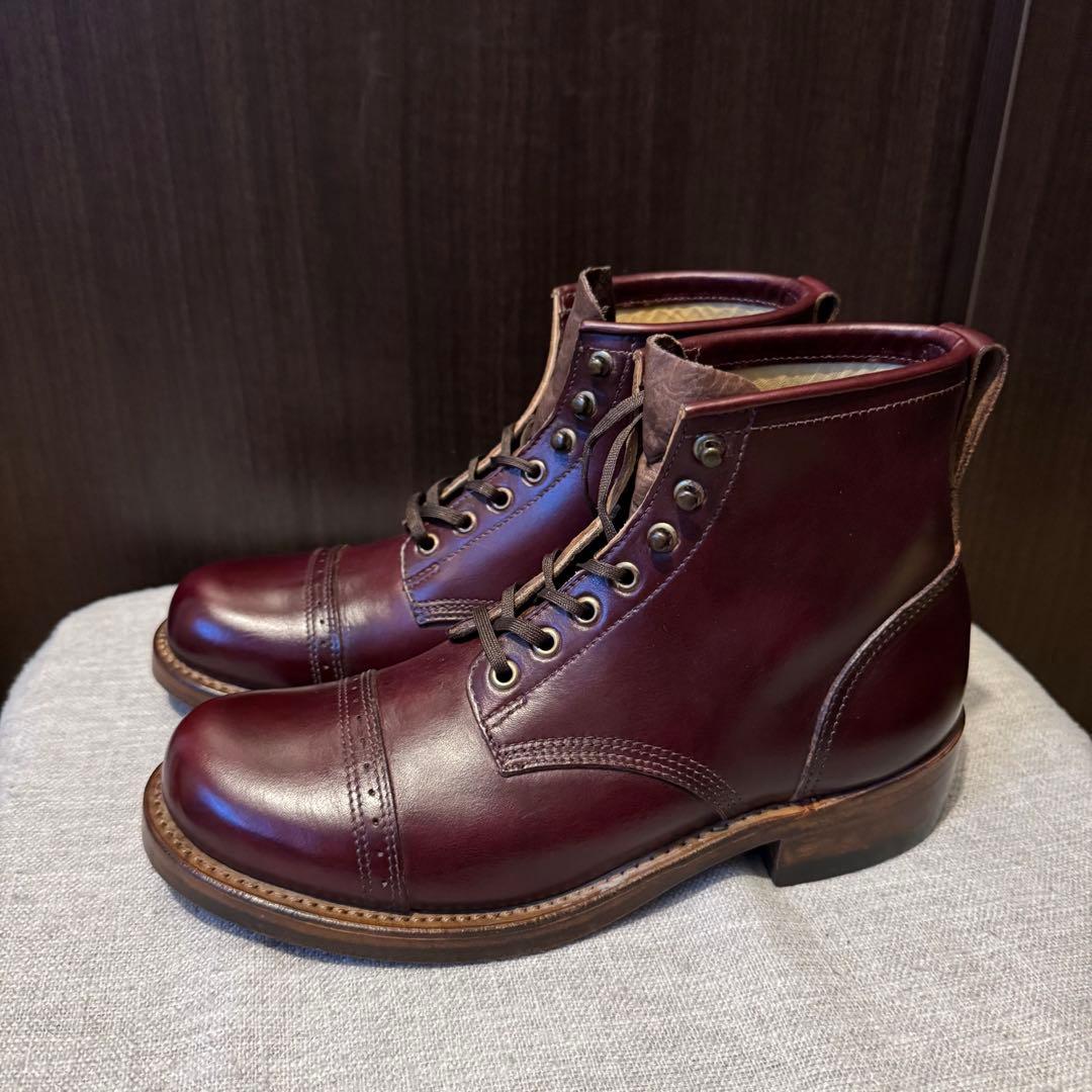 B*a様 Julian ブーツ ダークチェリー サイズ9 新品デッドストック