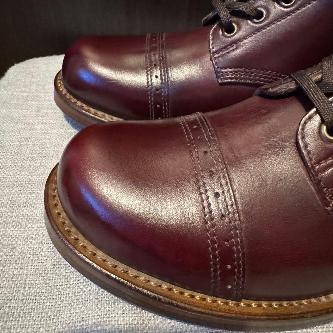 B*a様 Julian ブーツ ダークチェリー サイズ9 新品デッドストック