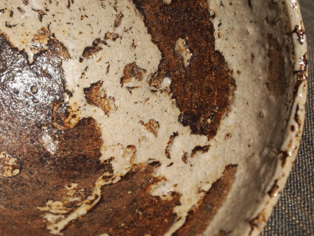 新作★高島聡平【師：伊勢崎淳】★（備前）茶碗★共箱・布