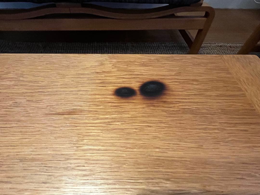 デンマークヴィンテージ コーナーソファ+サイドテーブル　オーク材