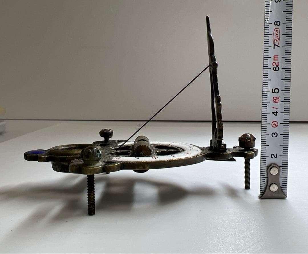 中国古玩　日時計　115g 東Y8-0210☆2Fトヒオオ